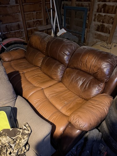Brown breathable leather - brown,