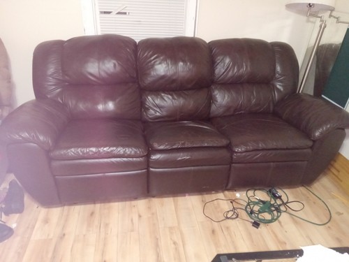 Leather recliner sofa seats - leather,