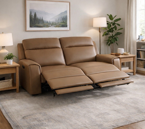 Tan leather - tan,