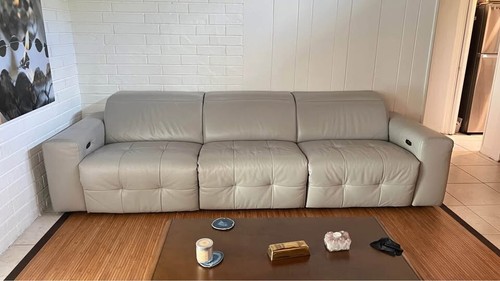100 leather sofa with - sofa,
