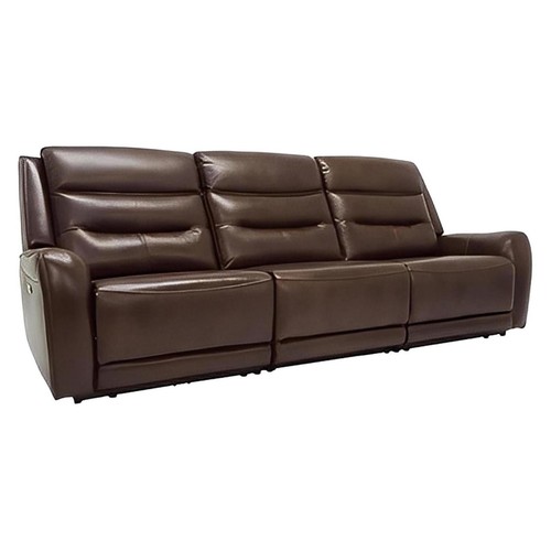 Brown leather dual - dual, power